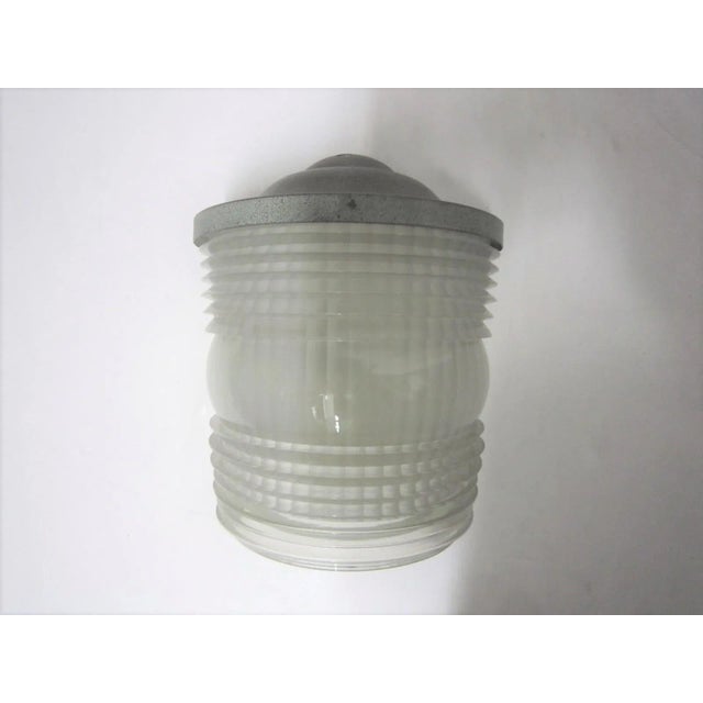 Atelier Jean Perzel Jean Perzel Original French Art Deco Period Glass and Metal Sconce, 1935 For Sale - Image 4 of 13