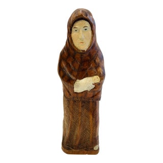 1960s Lithuanian Folk Art Carving Signed Alfonso’s Skirsgilas For Sale