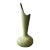 Mid-Century Modern "Eccentric Vase" by Haeger in Avocado Green For Sale