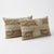 Mid-Century Modern Uzbek Suzani Lumbar Pillow Cover 17'' X 24'' - Set of Two For Sale - Image 3 of 5