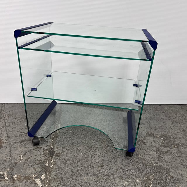 Postmodern Gallotti & Radice Late 20th Century Work Table + Casters For Sale - Image 3 of 12