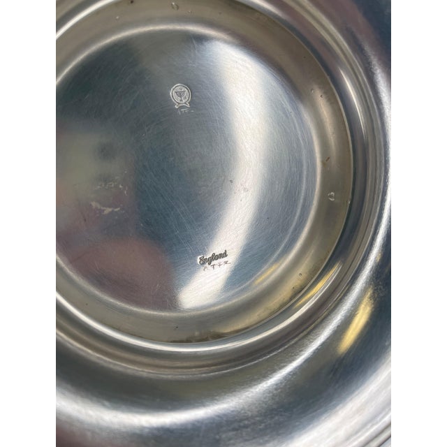 Mid-Century Modern 19th Century Barker Ellis Menorah Stamped Silver Plate Bowl For Sale - Image 3 of 3