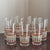 Large Mid-20th Century Woven Cane Pattern Tumblers -- Set of 7 For Sale In Baltimore - Image 6 of 16