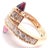 Cartier Menotte Rose Gold Diamond Rhodolite Band Ring *This ring comes with Cartier box and service paper from Cartier...