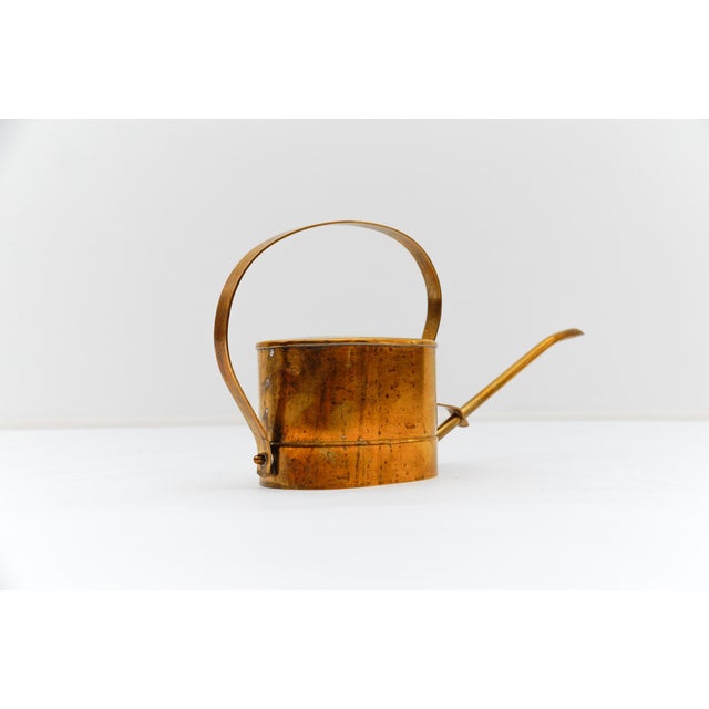 1950s Handmade Brass Watering Can from Wäll, Germany, 1960s For Sale - Image 5 of 10