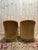 Napoleon III Toadstool Armchairs in Mustard Yellow Velvet, Set of 2 For Sale - Image 5 of 7