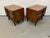Pair of Vintage Sculpted Walnut Nightstands by Young Mfg., Attributed For Sale In New York - Image 6 of 16