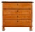 Biedermeier Chest of Drawers in Cherrywood, 1820 For Sale