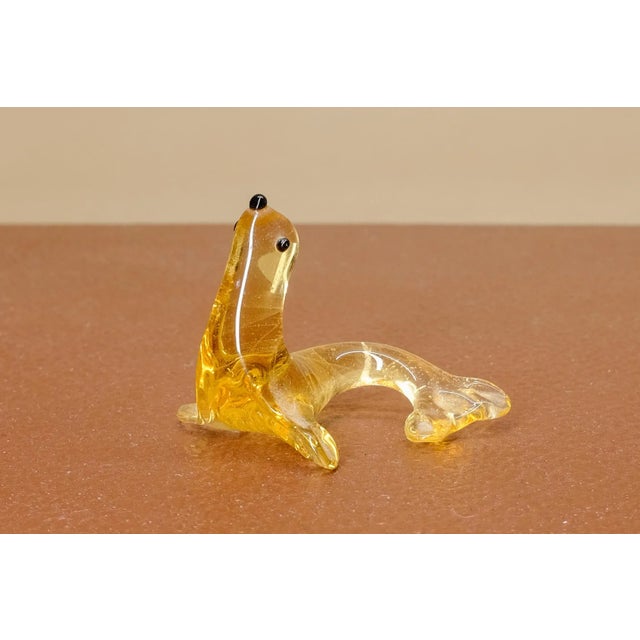 Mouth-Blown Glass Seal Sculptures from Lauscha, 1960s, Set of 4 For Sale - Image 7 of 10