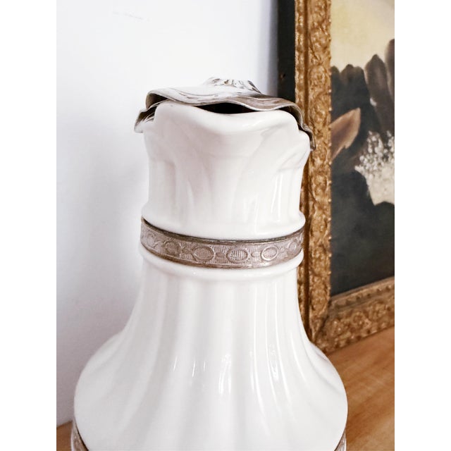 Antique China and Silver Teapot From the Ritz Hotel in London For Sale In New York - Image 6 of 9