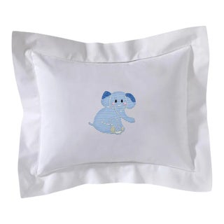 Boudoir Pillow Cover, Elephant (Blue) For Sale