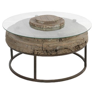 Industrial Coffee Table, 1920s For Sale