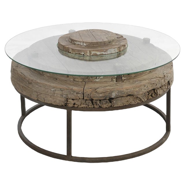 Industrial Coffee Table, 1920s For Sale