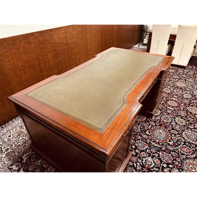 Vintage English Desk with Chair from Globe Wernicke, Set of 2 For Sale - Image 16 of 18