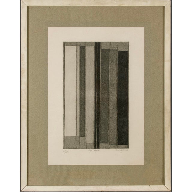 1970s Toti Scialoja Abstract Signed Numbered and Dated Artwork For Sale - Image 4 of 7