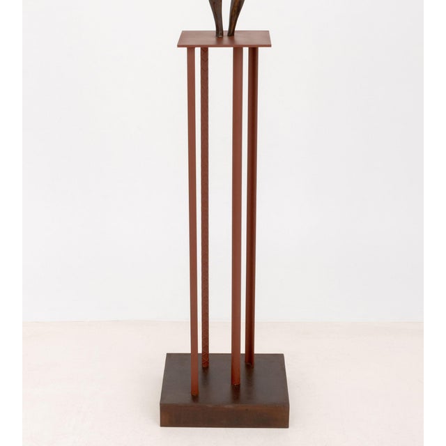 Late 20th Century Doris Porter Caesar Attributed Gilt and Patinated Bronze Sculpture For Sale - Image 5 of 13