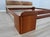 Mid-Century Modern Walnut and Leather Bed attributed to Tobia Scarpa for Stildomus, 1970s For Sale - Image 3 of 13