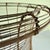Antique French Large Pedestal Urn Hand Made Black Twisted Wire Basket, Late 19th For Sale In Philadelphia - Image 6 of 12