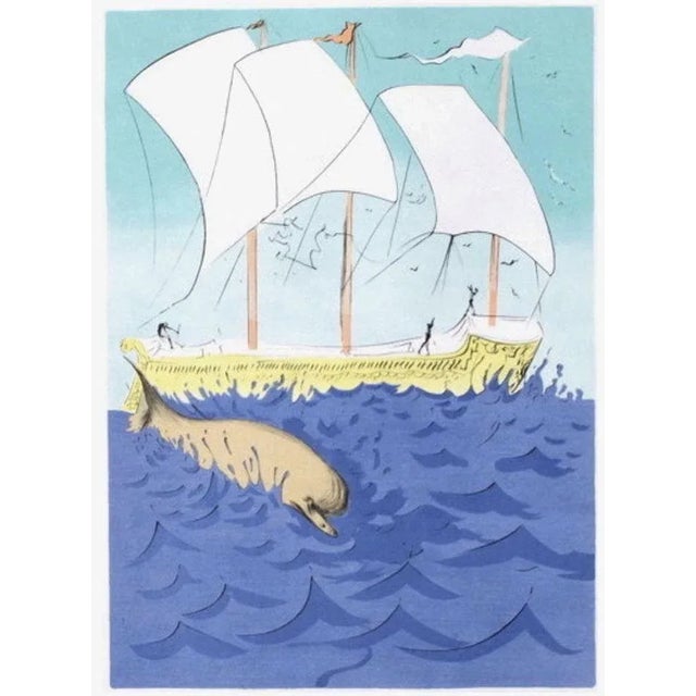 (After) Salvador DALI TEATRO MUSEO FIGUERAS INAUGURACION 2 1974 original lithographic poster on matt poster paper unsigned...