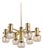 Large Sciolari Brass Chandelier, Germany, 1960s For Sale