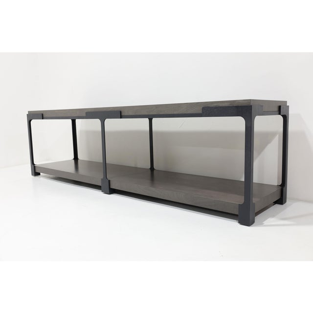 Wood Holly Hunt Tudor Console, Custom Size 104" Wide For Sale - Image 7 of 9