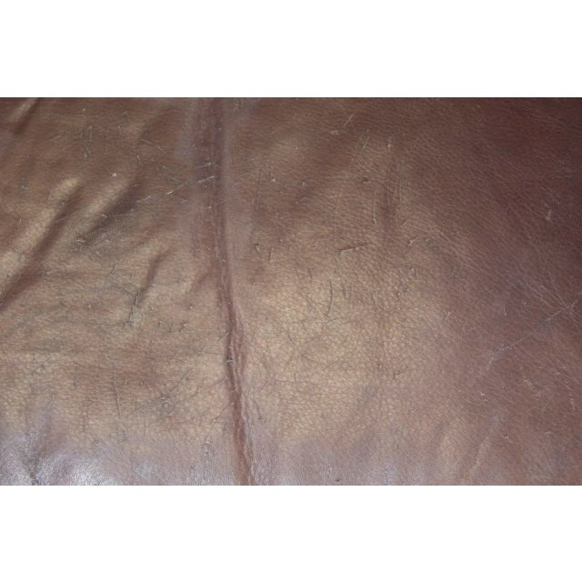 Sand English Traditional Privacy Chair by Old Hickory Tannery For Sale - Image 8 of 10