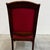 Louis-Philippe Style Office Chair in Walnut and Red Fabric, 1890s For Sale - Image 5 of 12