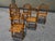 1970s Set of 8 Campaign Bamboo Tortoiseshell Folding Chairs For Sale - Image 12 of 12