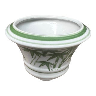 Vintage Small Ceramic Asian Style Catchall For Sale