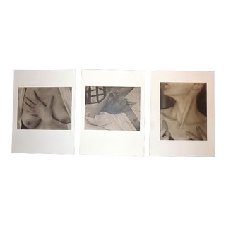 Large Vintage "Georgia O'Keeffe" Photogravures- by Alfred Stieglitz (Usa 1864-1946) - Set of 3 For Sale
