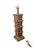 Chinoiserie Vintage Hollywood Regency Style Faux Bamboo Column Table Lamp For Sale - Image 3 of 11