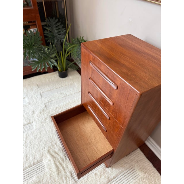 Vintage 1960s Teak G Plan "Fresco" Tallboy Chest Dresser For Sale - Image 10 of 12