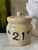 Vintage “21” Club Stoneware Lidded Condiment Jar – Iconic New York Restaurant Collectible For Sale - Image 9 of 9