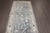 Textile Gray Blue Malayer Long Geometric Runner For Sale - Image 7 of 8