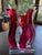 Vintage David Muniz 23" Ruby Red & Clear Lucite Art Sculpture 1996, Signed. Rare For Sale - Image 14 of 14