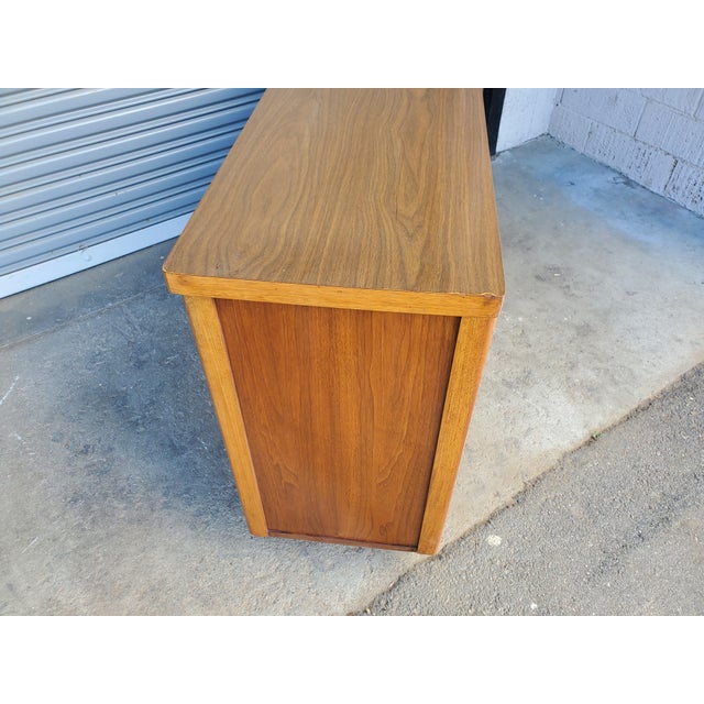Vintage Walnut Credenza For Sale - Image 12 of 16