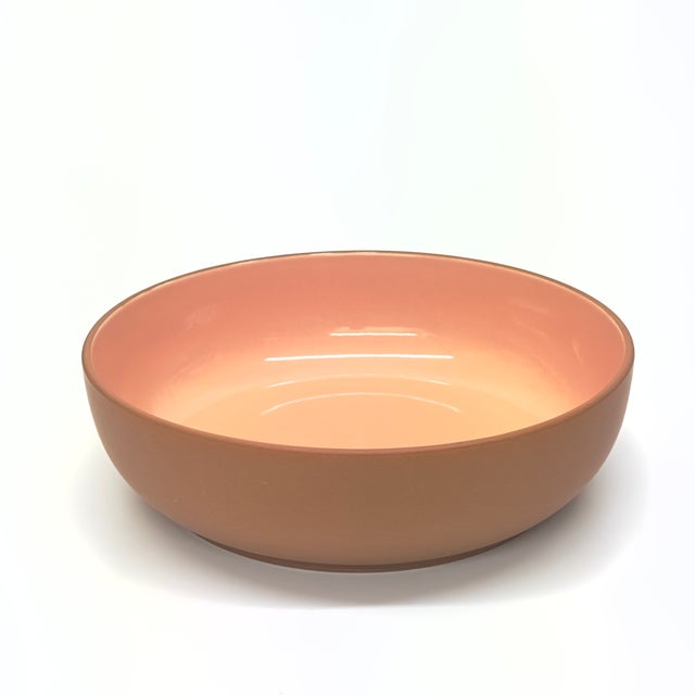 Ceramic Stunning Peach & Terracotta Gloss & Matte Dinner Set - Place Settings for 6 / 32 Pieces For Sale - Image 7 of 13