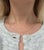 This gorgeous necklace by Italian designer Roberto Coin contains five round brilliant cut stations weighing approximately...