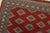 Bokhara Jaldar Rug 4’11” X 7’7” Red Wool Tribal Hand-Knotted Oriental Carpet For Sale In Philadelphia - Image 6 of 12