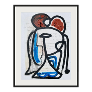 One-of-a-Kind Portrait of a Woman | Original Abstract Figurative Painting by Diane Grant | Pablo Picasso