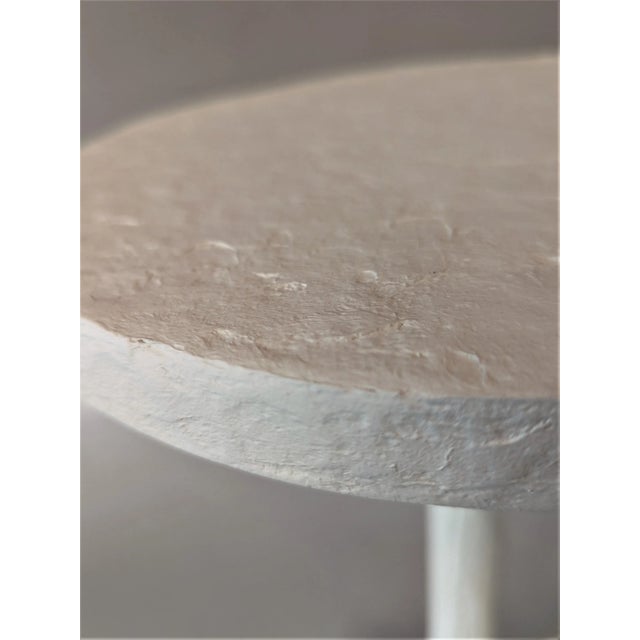 Contemporary Gia Artisan Accent Table White For Sale - Image 3 of 4
