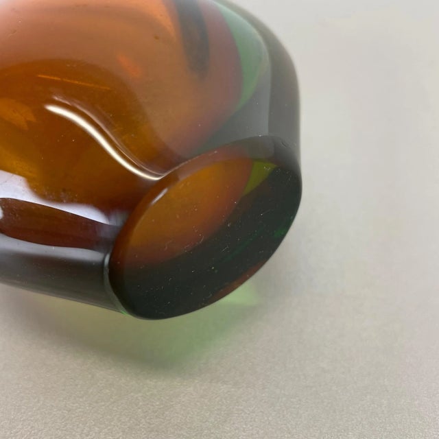 Large Murano Glass Sommerso Single-Stem Vase from Flavio Poli, Italy, 160s For Sale - Image 17 of 18