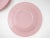 Vintage 1980s Italian Pink Ceramic Dinner Plates With Spatter Vein Design - Set of 5 For Sale - Image 12 of 13