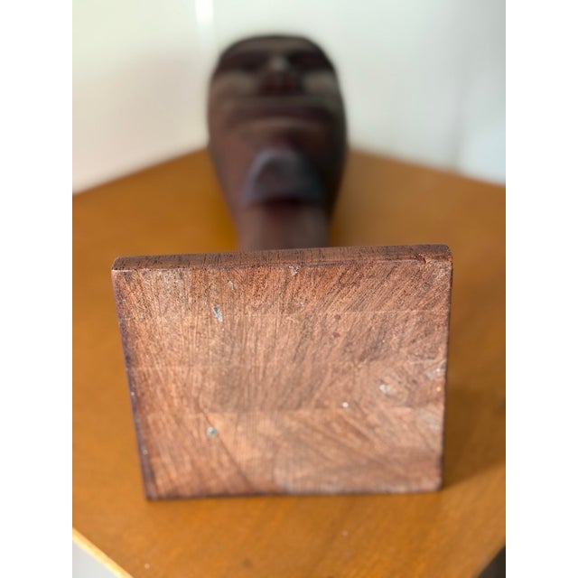1940s Carved Folk Art Sculpture of a Man For Sale - Image 10 of 11