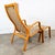 1960s Mid Century Danish Modern Lounge Chair Finn Ostergaard Canvas Sweden Ottoman Mid-Century Modern For Sale - Image 4 of 11