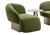 Kaia Modern Green Boucle Right Arm Accent Chair For Sale - Image 4 of 8