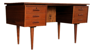 Vintage Danish Desk in Teak, 1960s