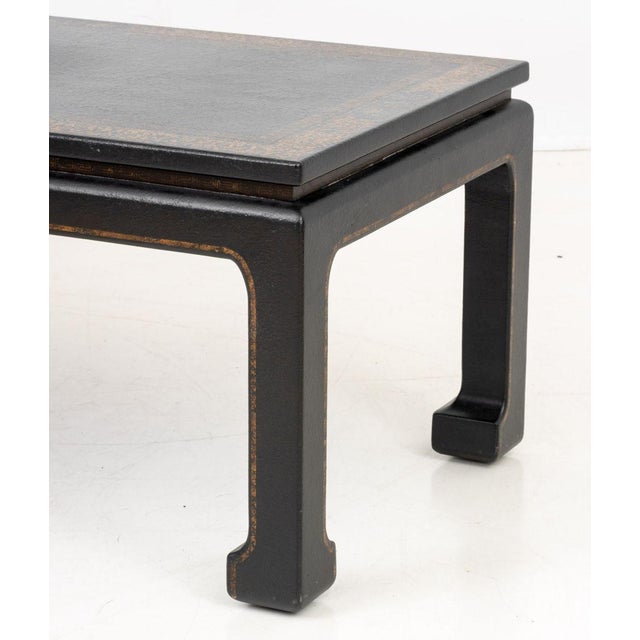 Mid 20th Century Chinese Black Lacquered Kang Table For Sale - Image 5 of 6