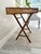 Beautiful vintage faux bamboo butlers folding tray. The detail of the Bamboo weave adds texture to a space. Stunning warm...