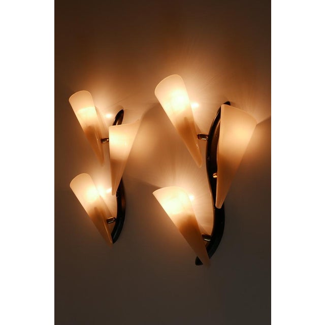 Mid-Century Modern Sconces or Wall Lamps, Germany, 1950s, Set of 2 For Sale - Image 10 of 18
